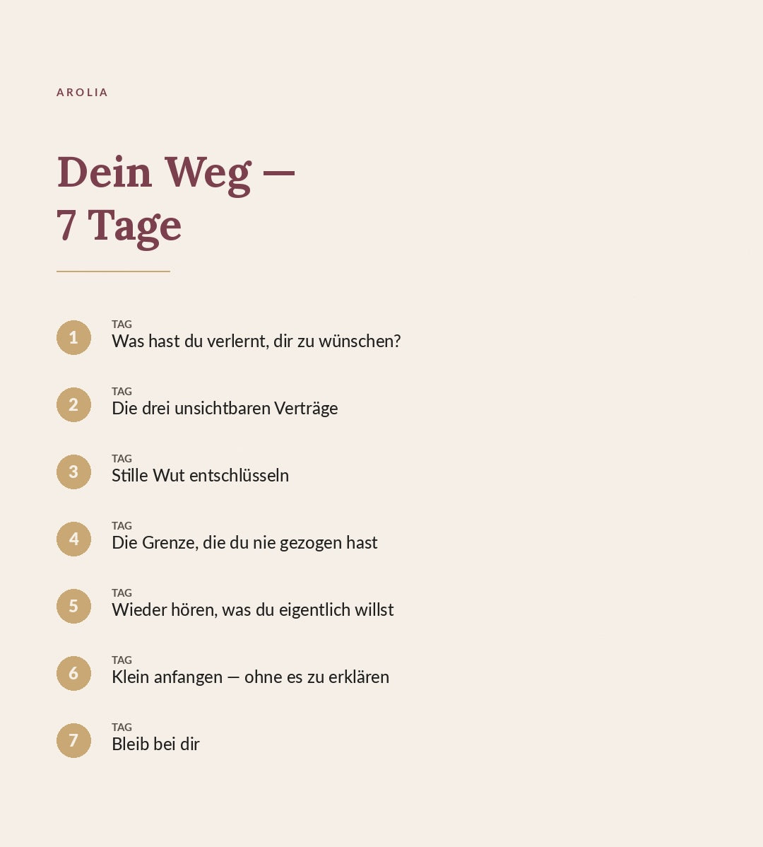 Endlich Ich.
