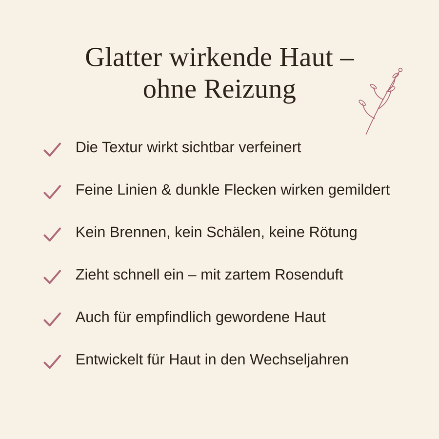 Arolia Glättungs Serum – Sanfte Retinol-Alternative mit Vitamin C & Hyaluron – Bild 3