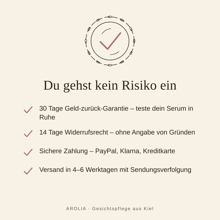 Arolia Peptid Serum – Straffendes Anti-Aging-Serum mit Peptiden & Hyaluron – Bild 6